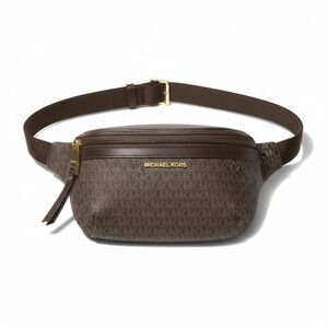 Michael Kors Signature Brown Belt Bag